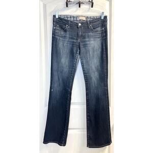 PAIGE PREMIUM DENIM Classic Rise Benedict Canyon Bootcut Dark Wash Jeans Sz 30